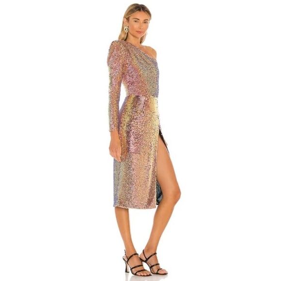 Bronx and Banco Galaxy Midi Dress XL(AU14/US10) - Picture 2 of 5